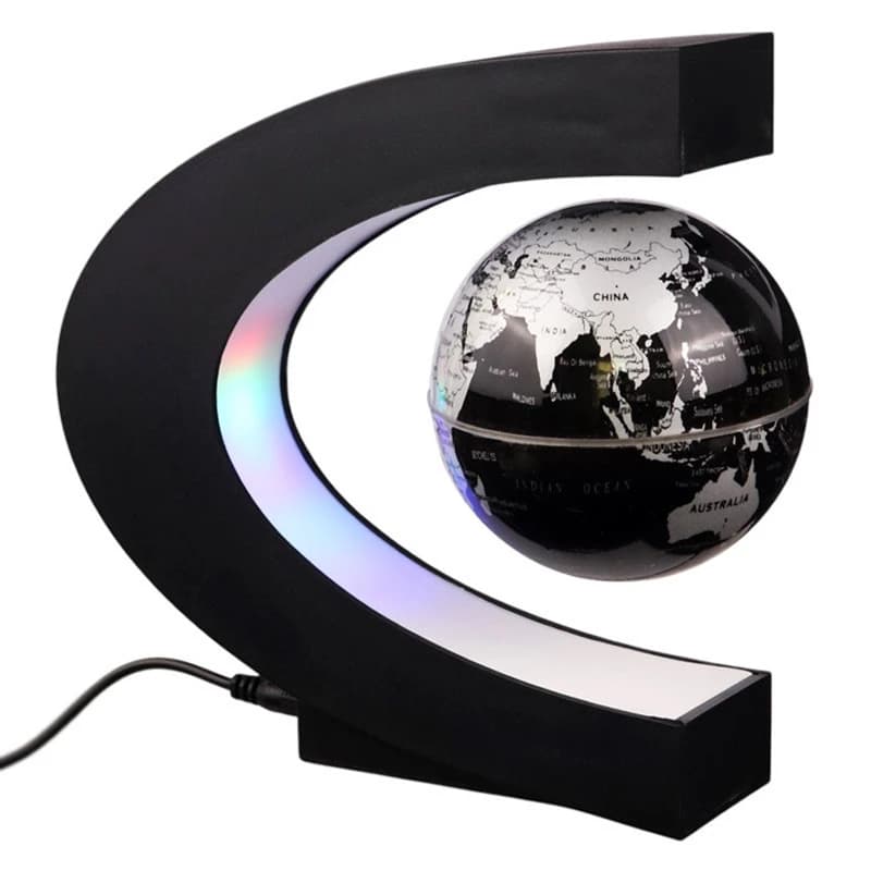 کره زمین مغناطیسی معلق چراغ دار GLOBE — تصویر ۲
