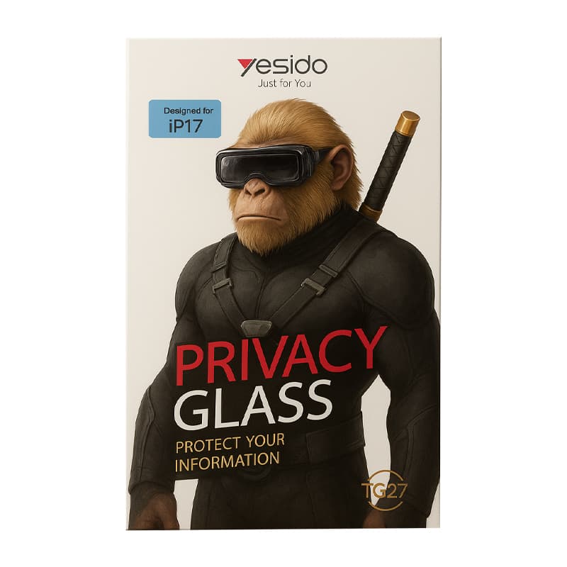 گلس privacy/مخفی یسیدو YESIDO-TG27-IP17promax