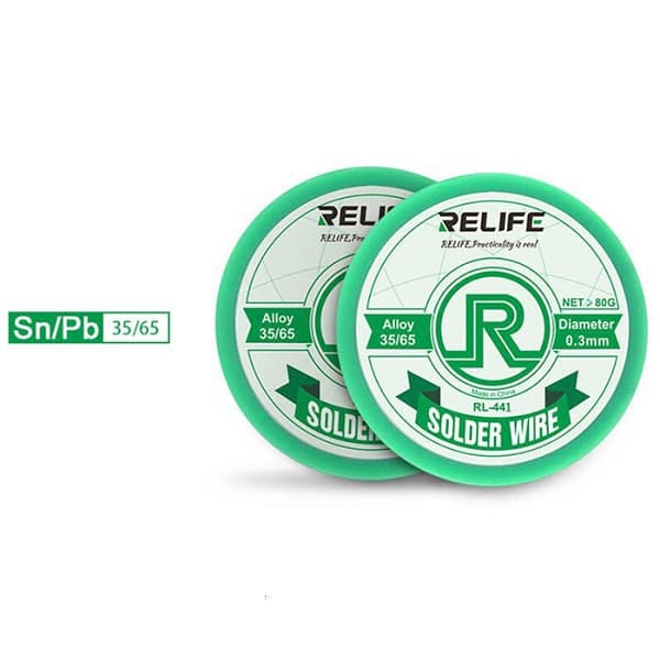 سیم لحیم 0.3 میلیمتری ریلایف مدل گرم Relife RL-441 55GM — تصویر ۲