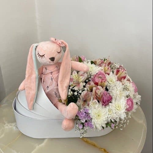 چطور برای نوزاد گل با تزیین تم حیوانات بخرم؟