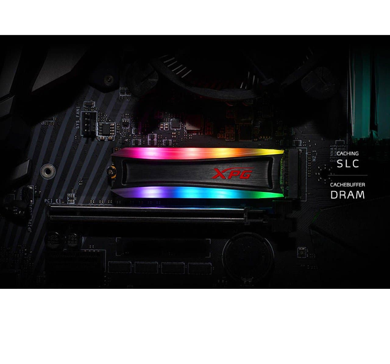 اس اس دی ایکس پی جی SSD XPG S40G 512GB M.2 SPECTRIX 2280 — تصویر ۳