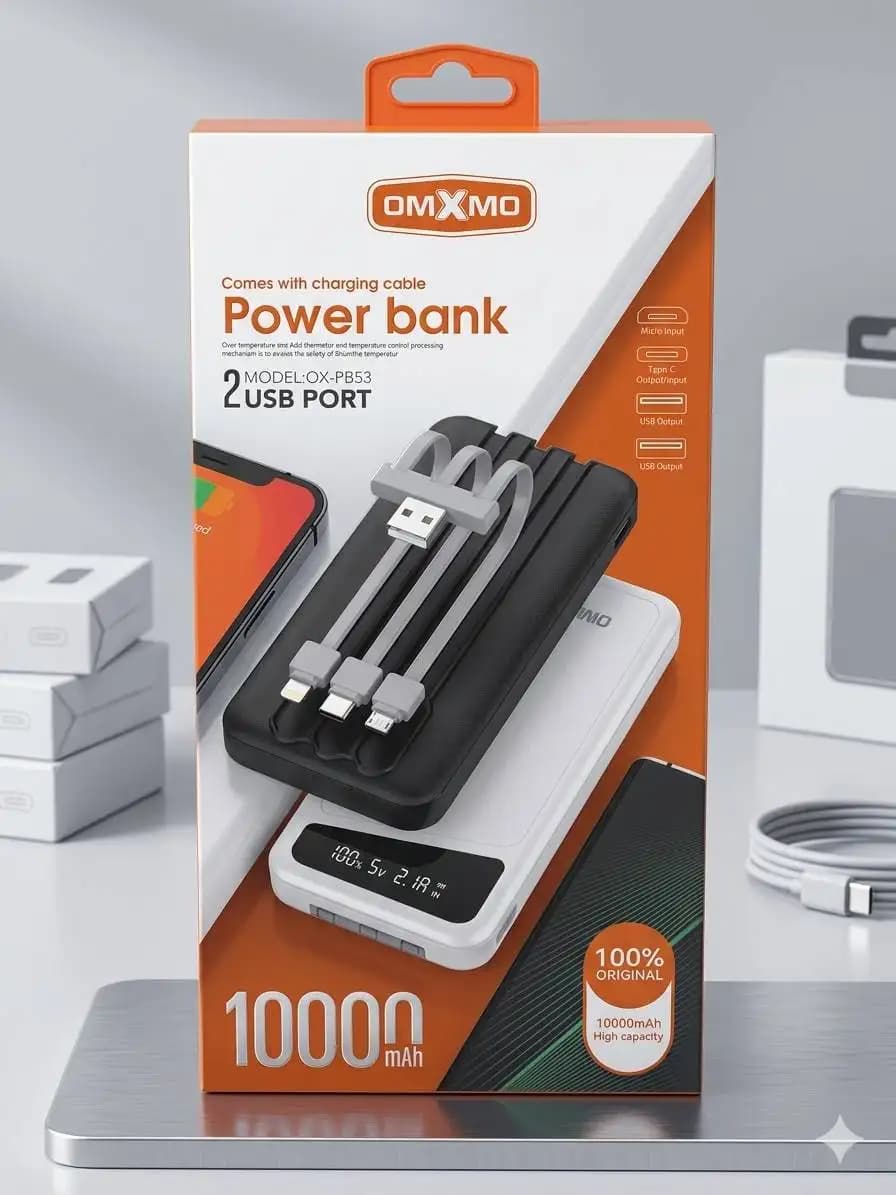 پاور بانک 10000mla هزار برند OMXMO