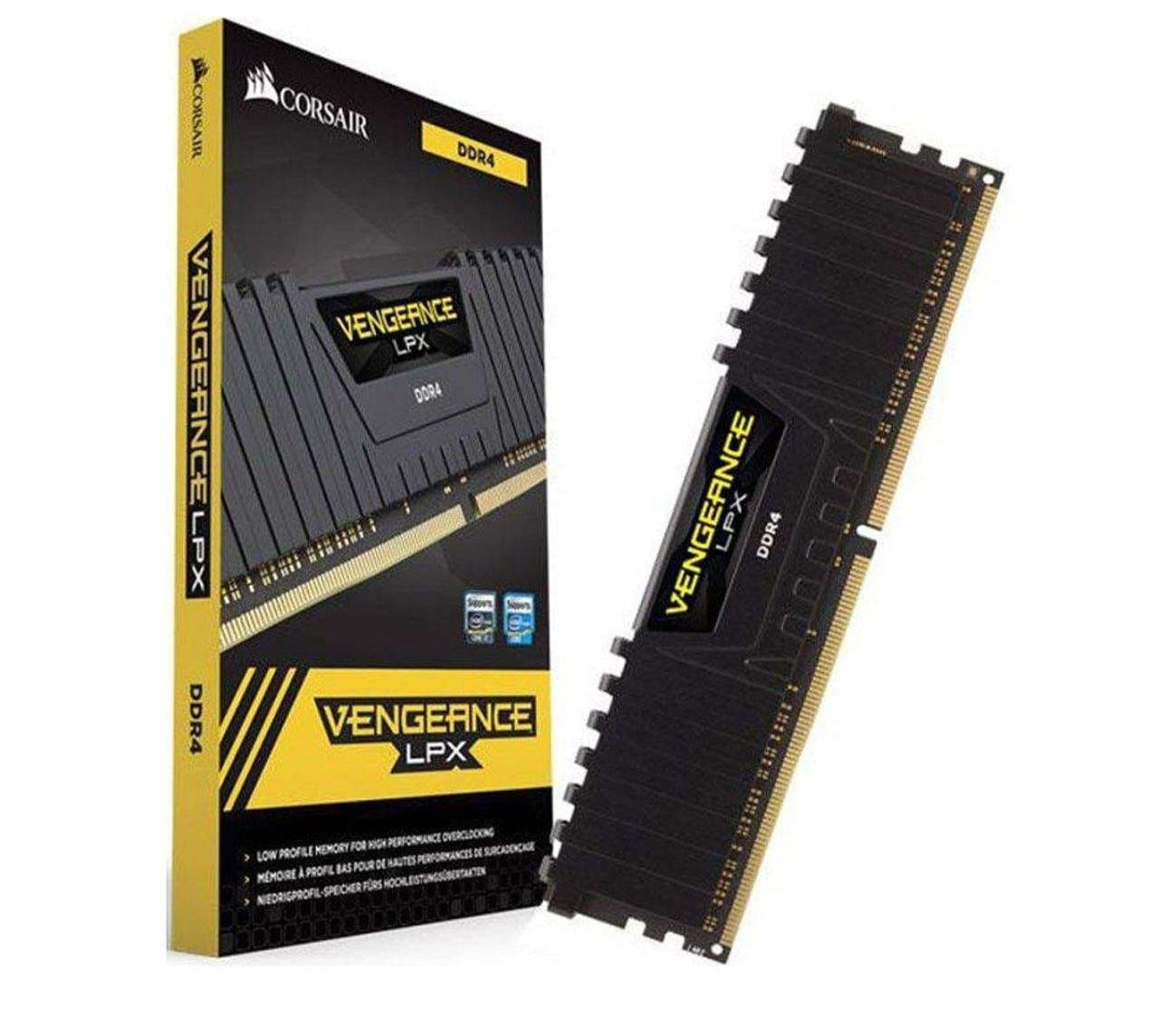 رم دسکتاپ کورسیر RAM CORSAIR CL16-18-38 DDR4 16GB(2x8GB) 3200MHz Vengeance LPX — تصویر ۳