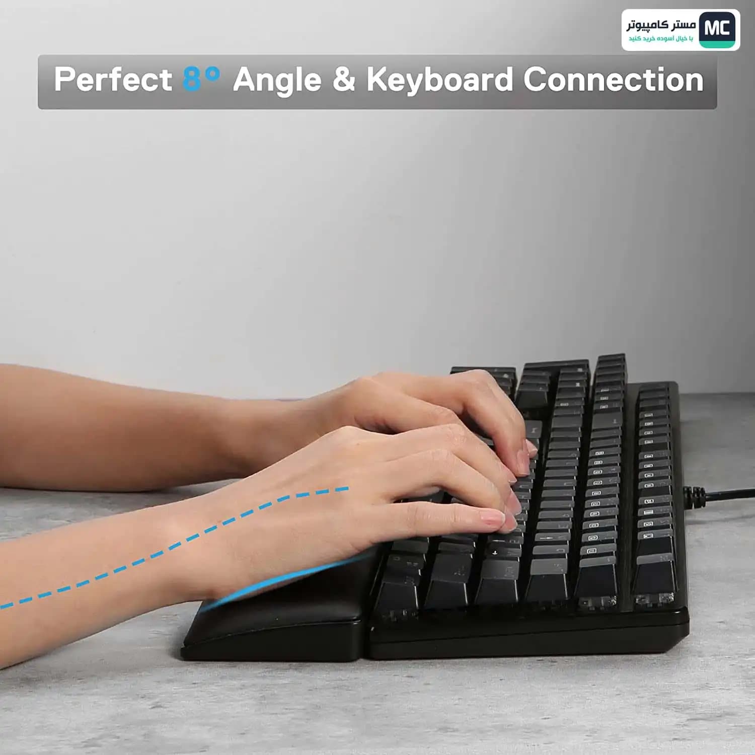 پد تکیهگاه مچ دست ردراگون Meteor L P037 — تصویر ۸