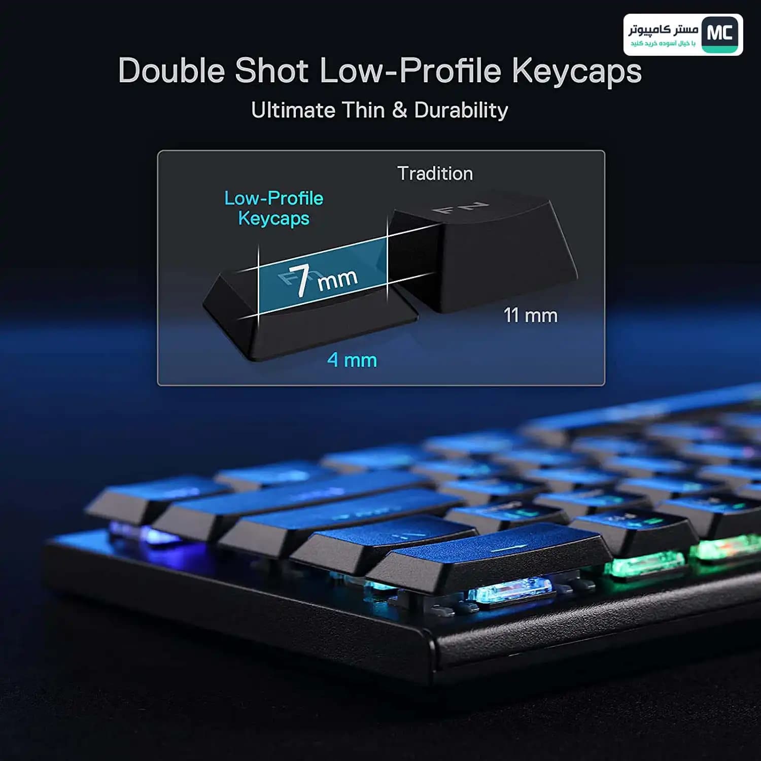 کیبورد مکانیکال ردراگون Anivia PRO K614 RGB — تصویر ۶