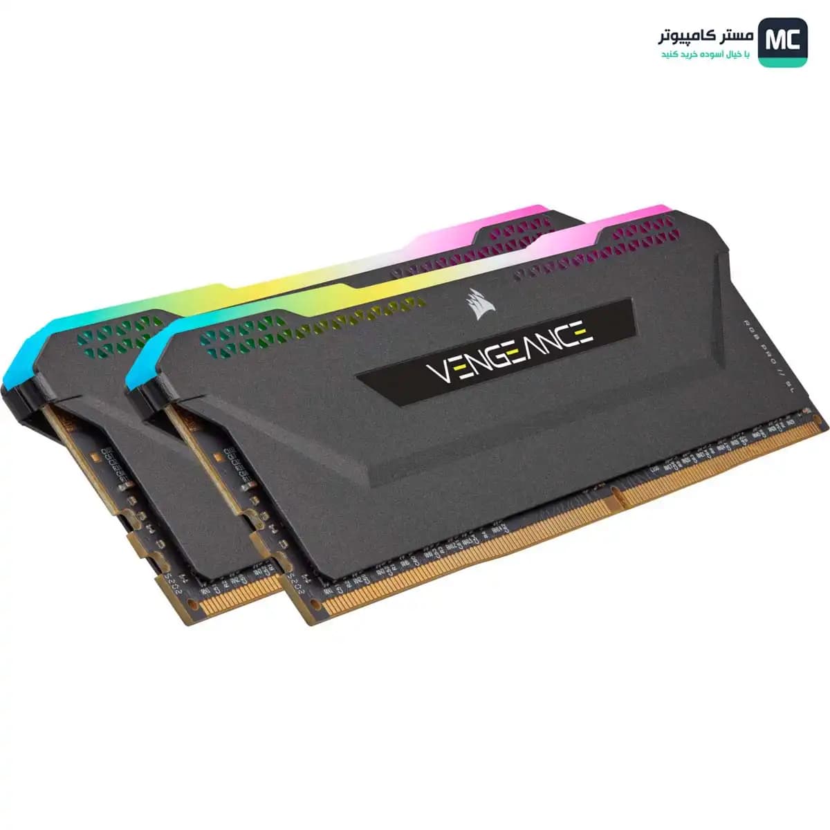 رم کورسیر VENGEANCE RGB PRO SL Black 32GB 16GBx2 3200MHz CL16 — تصویر ۶