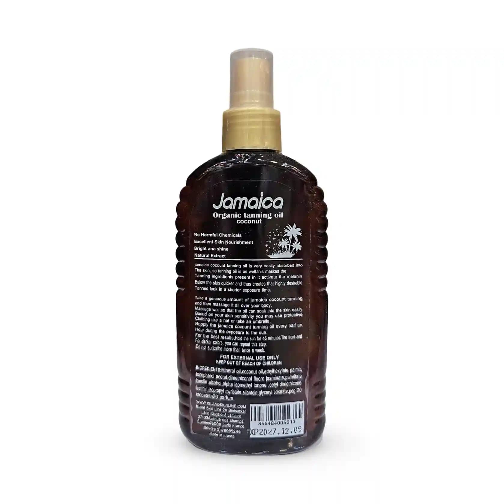 روغن برنزه کننده طبیعی جامائیکا Spf 2 با رایحه نارگیل — تصویر ۲