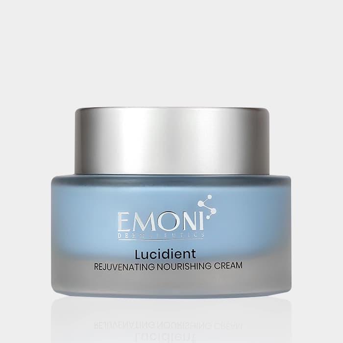 کرم ضد چروک لوسیدینت زیر 34 سال امونی Emoni Lucidient -34 Years Old Rejuvenating Nourishing Cream 50ml