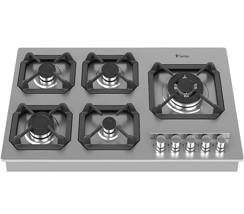 اجاق گاز رومیزی استیل 5 شعله داتیس کد DS 523 — تصویر ۲