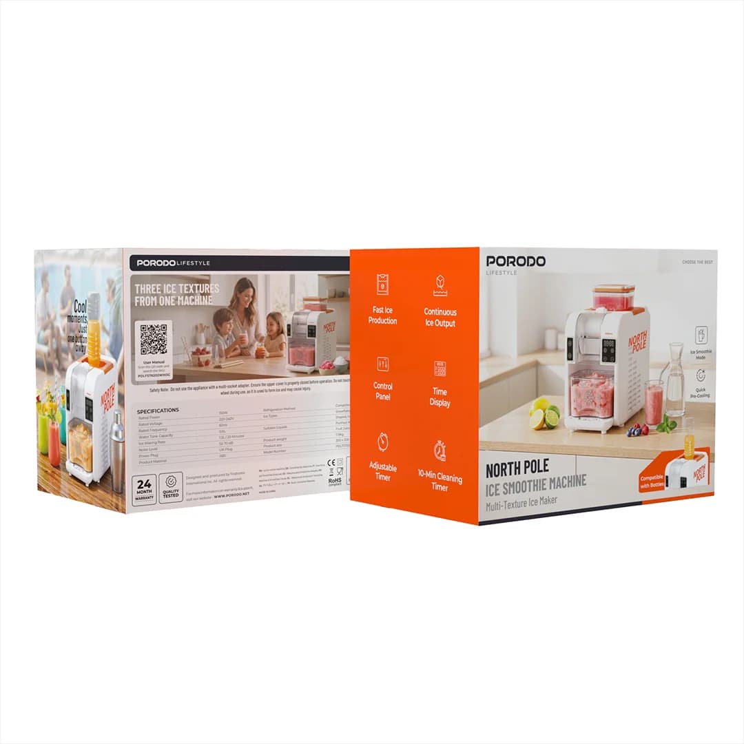 دستگاه یخساز و اسموتیساز پرودو Lifestyle North Pole مدل PDLFST6202WHOG — تصویر ۷