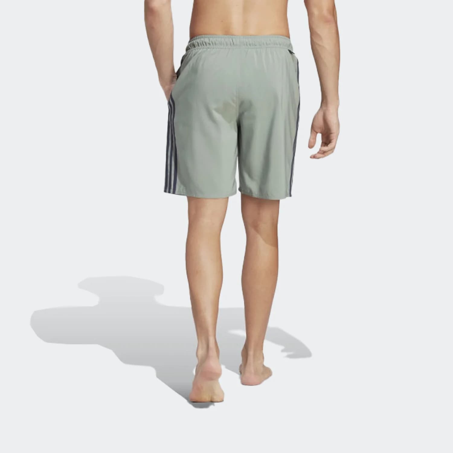 مایو مردانه آدیداس مدل 3-STRIPES CLX SWIM — تصویر ۲