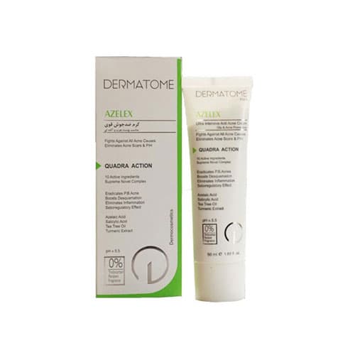 کرم ضد جوش بسیار قوی AZELEX درماتوم حجم 50mL