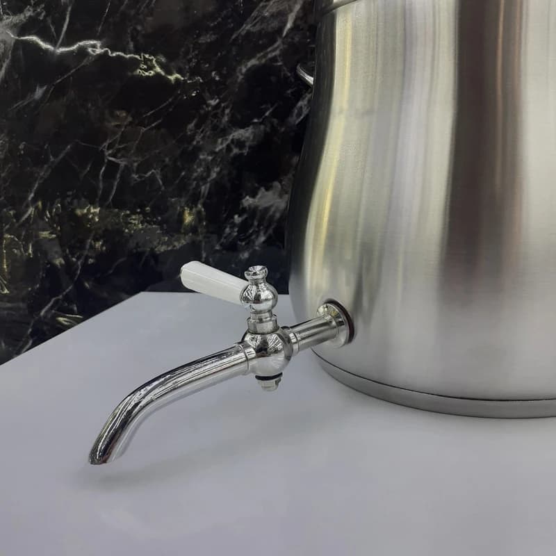 ست کتری و قوری استیل یونیک (4.5 لیتر) مدل UN-7209 — تصویر ۲