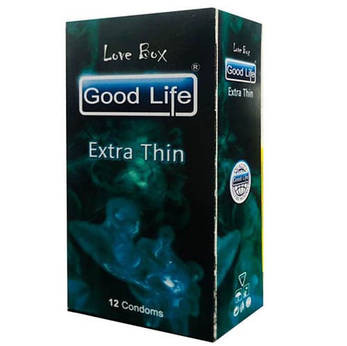 کاندوم گودلایف مدل EXTRA THIN کد GO09 بسته 12 عددی