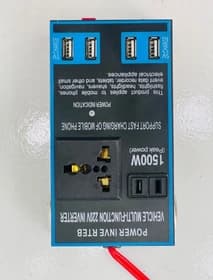 مبدل برق خودرو ۱۵۰۰ وات Power Inverter | تبدیل برق 12 ولت به 220 ولت — تصویر ۴