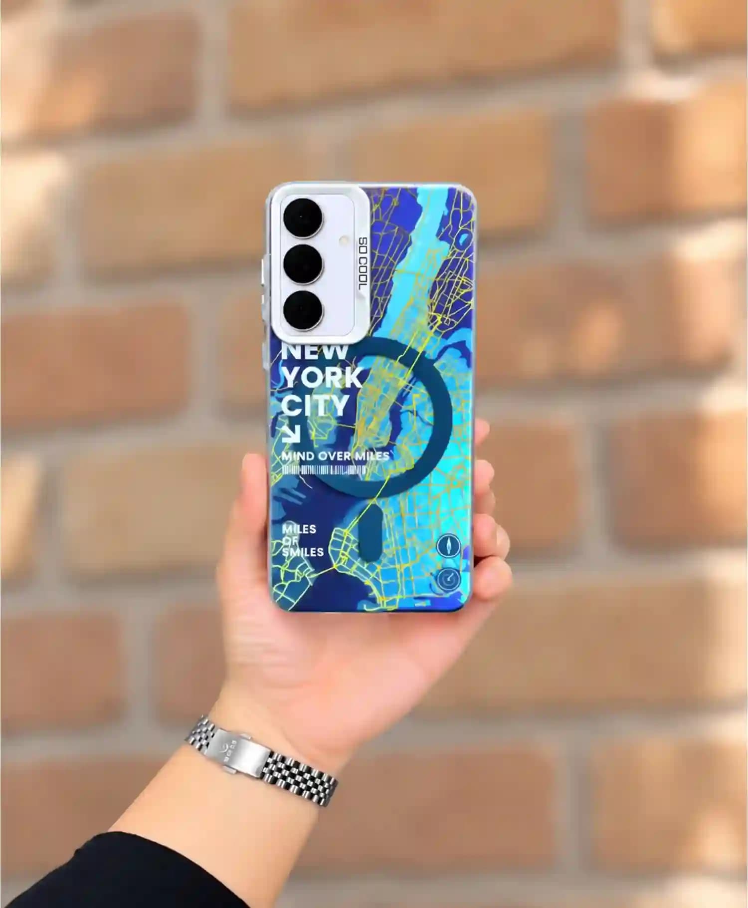قاب فانتزی So Cool طرح نیویورک سیتی گوشی موبایل Samsung S23 FE — تصویر ۳