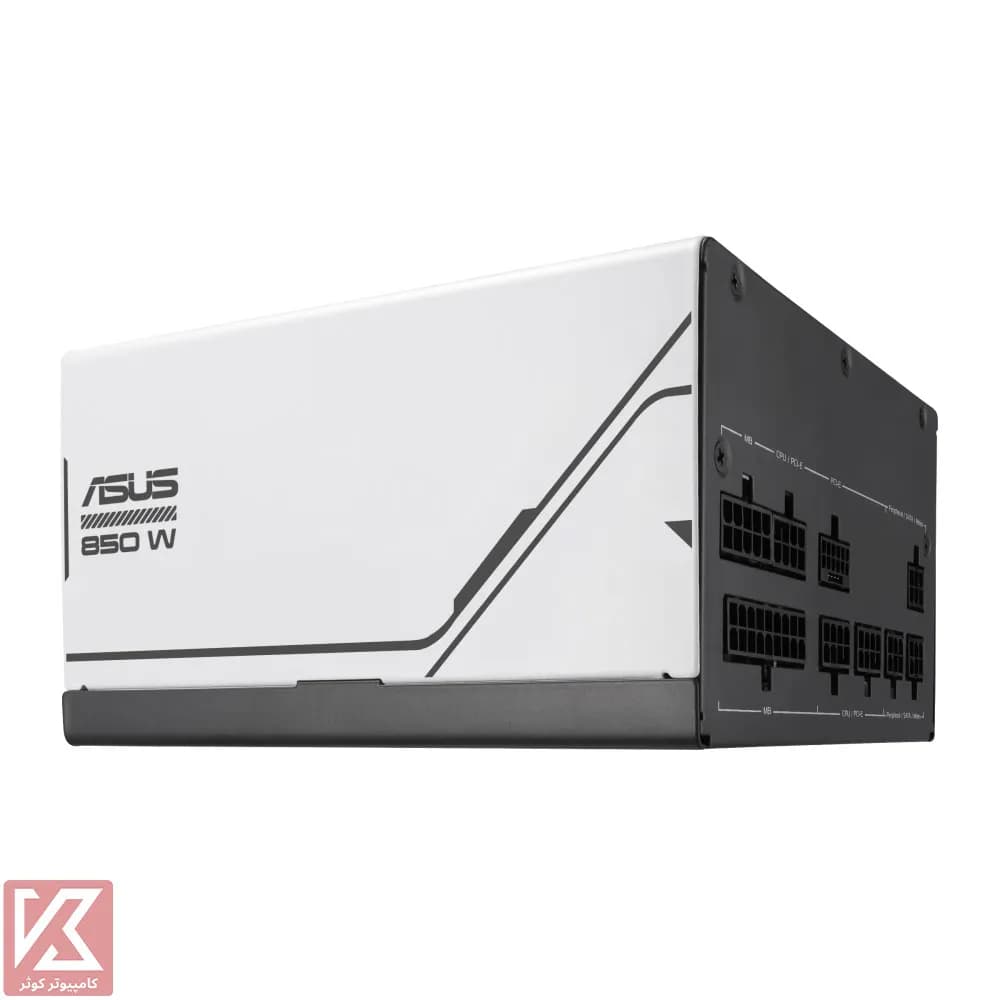 پاور ایسوس 850 وات فول ماژولار مدل Prime 850W Gold با پک (BOX) — تصویر ۳