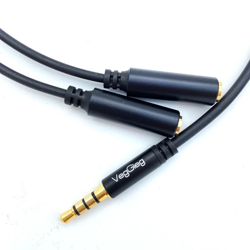 کابل صدا 1 به 2 AUX وگیگ مدل V-A902
