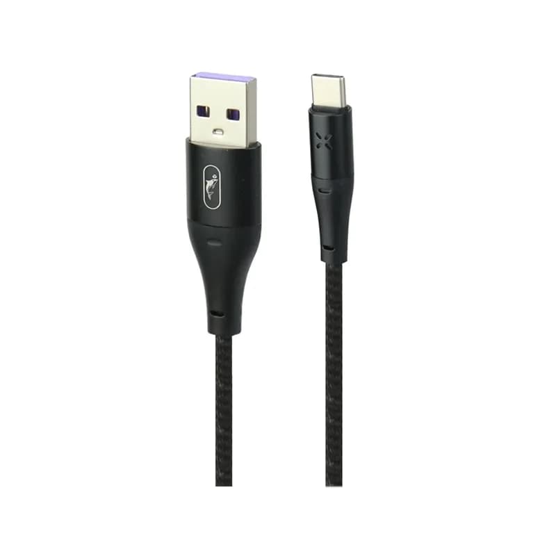 کابل شارژ USB به تایپ سی 3A فست اسکای دلفین S49T طول 1 متر مشکی – حراج