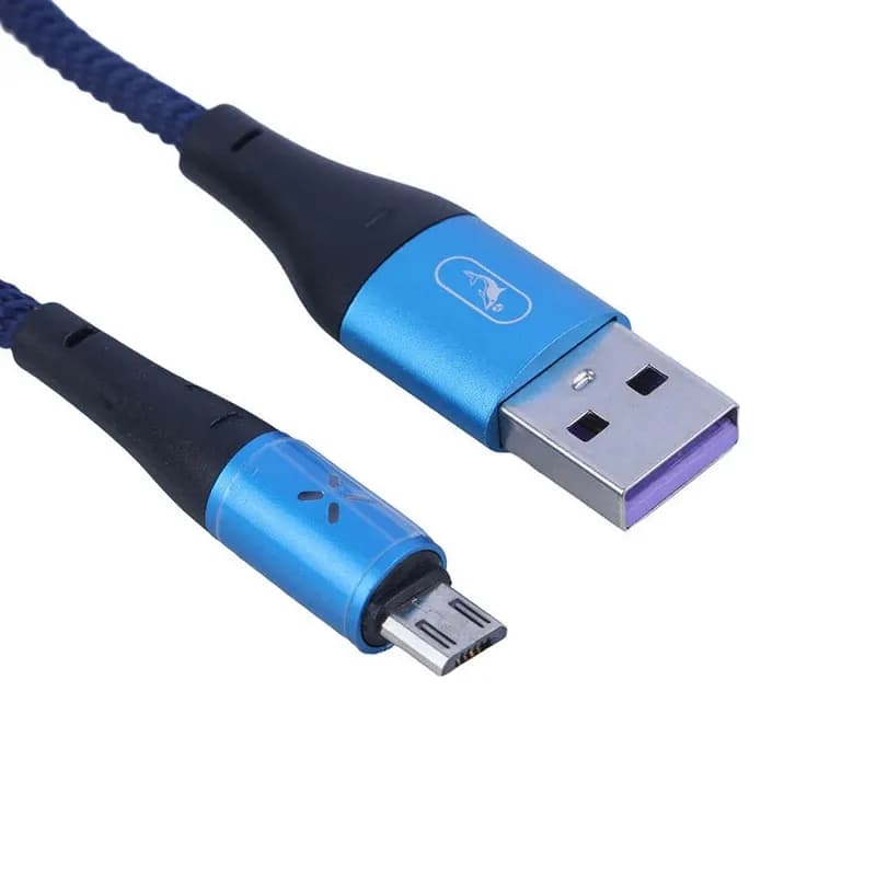 کابل شارژ USB به میکرو 3A فست اسکای دلفین S49V طول 1 متر مشکی – حراج — تصویر ۳