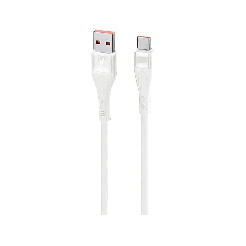 کابل شارژ USB به تایپ سی 40W فست اسکای دلفین S43T طول 1 متر سفید – حراج