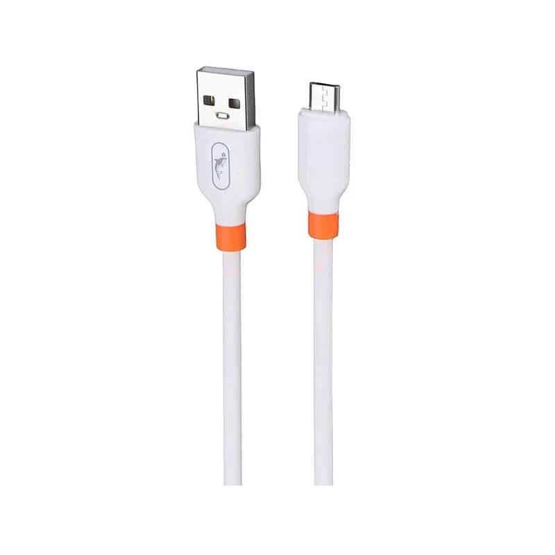 کابل شارژ USB به میکرو 2.4A فست اسکای دلفین S28V طول 1 متر سفید – حراج