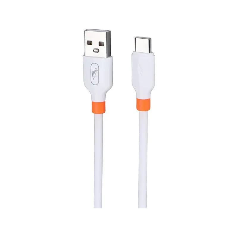 کابل شارژ USB به تایپ سی 2.4A فست اسکای دلفین S28T طول 1 متر سفید – حراج