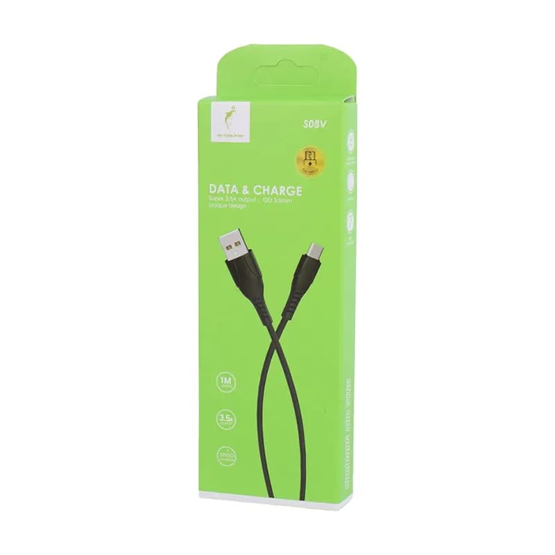کابل شارژ USB به میکرو 3.5A فست اسکای دلفین S08V طول 1 متر مشکی – حراج — تصویر ۳