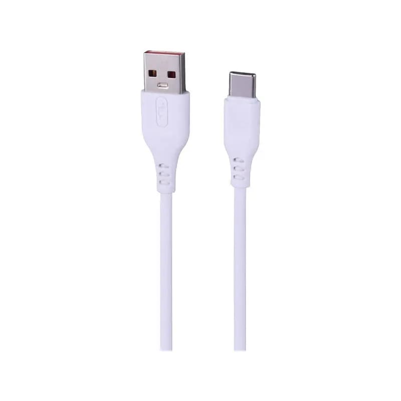 کابل شارژ USB به تایپ سی 2.4A فست اسکای دلفین S61T طول 1 متر سفید – حراج