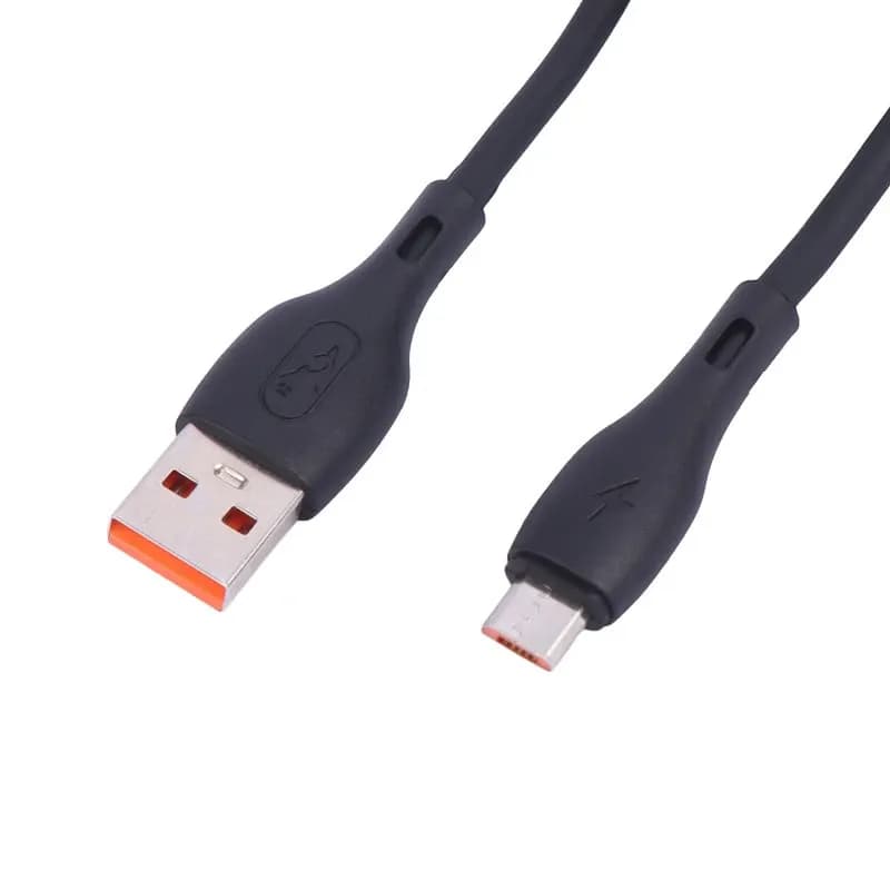 کابل شارژ USB به میکرو 2.4A فست اسکای دلفین S22V طول 1 متر سفید – حراج — تصویر ۲