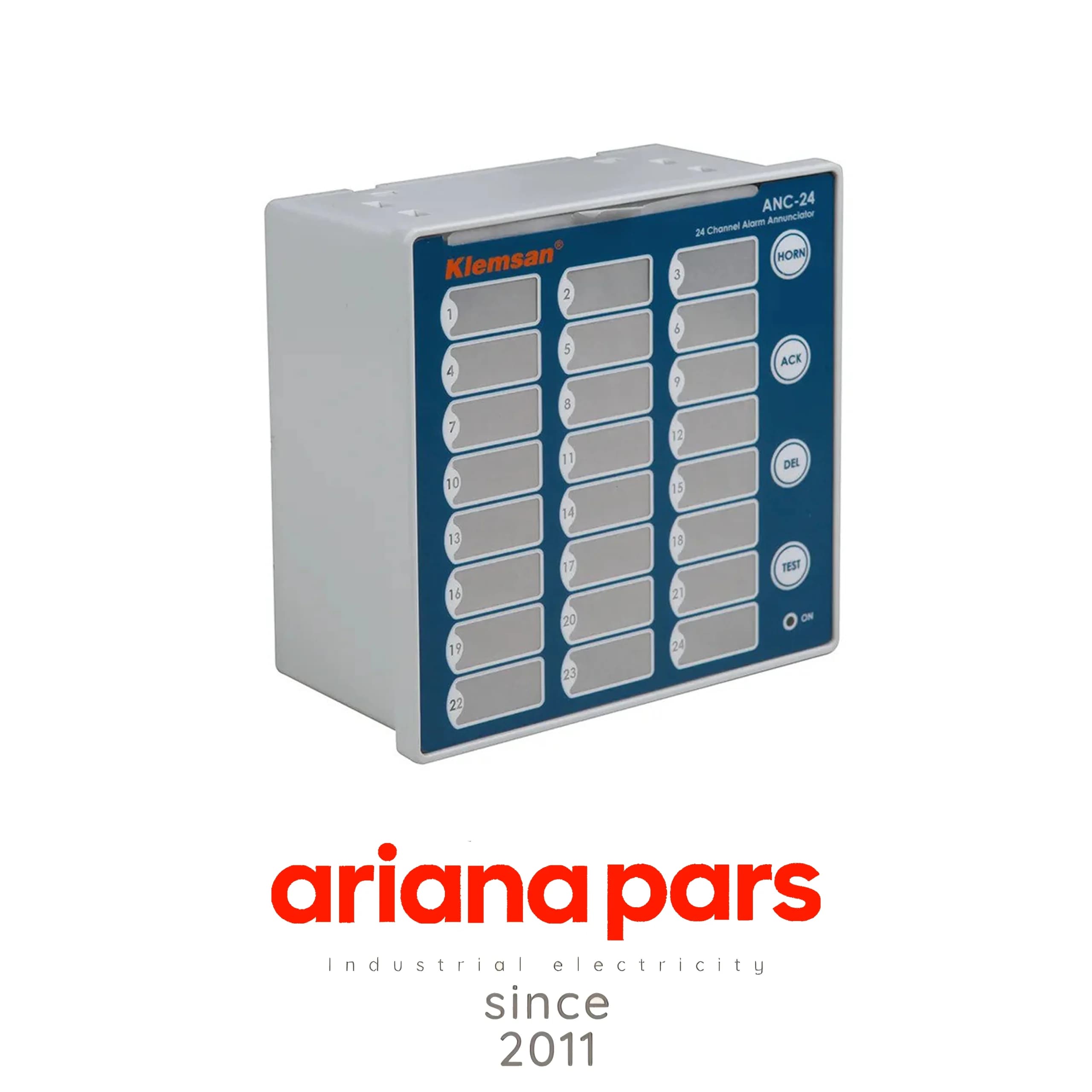 پنجره آلارم ANC-24 (110V AC/ DC, 85-300V AC/ DC ps) کلمسان کد 604662 — تصویر ۲