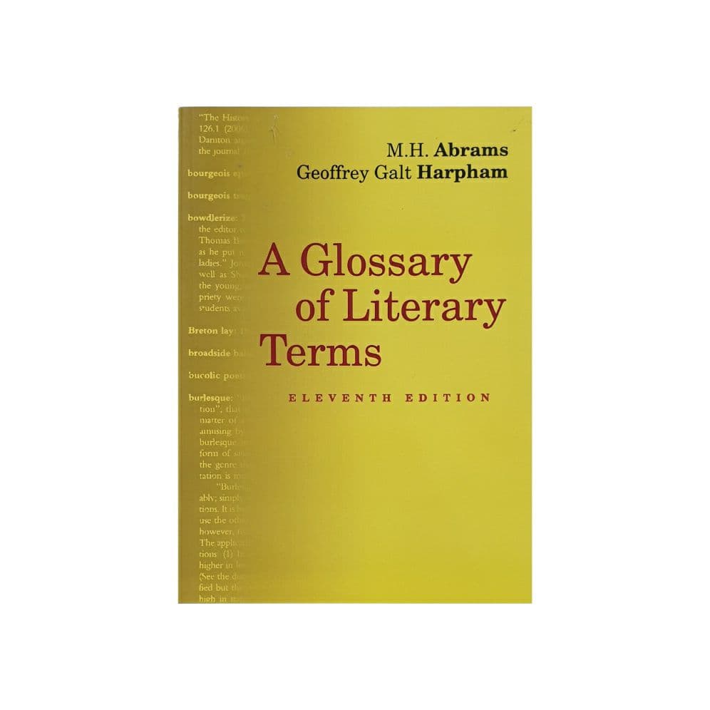 a GLOSSARY of LITERARY TERMS eleventh edition