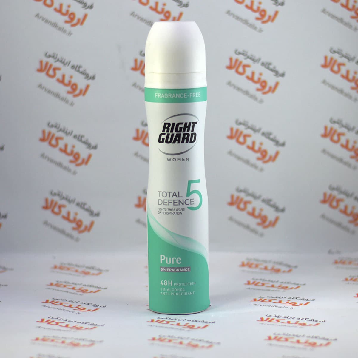 اسپری دئودرانت رایت گارد RIGHT GUARD مدل Pure