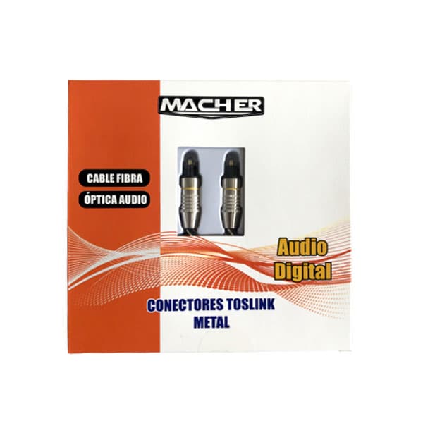 کابل صدا مچر Macher اپتیکال Optical مدل MR-145 متراژ 1.5 متری — تصویر ۳