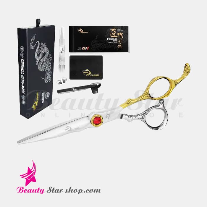 قیچی کوتاهی و کات مو پریمیوم رزونال مدل P-510 سایز 6 اینچ — تصویر ۲