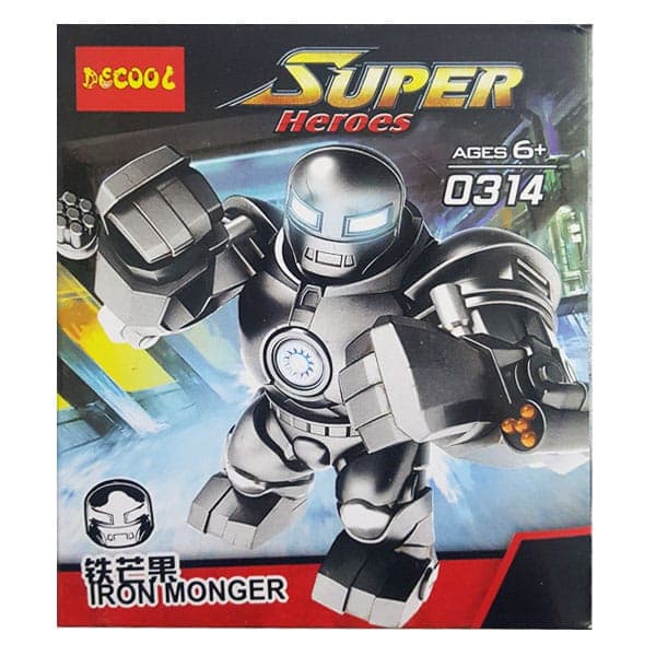 ساختنی دکول مدل Iron Monger کد ۰۳۱۴ از سری Super Heroes — تصویر ۲