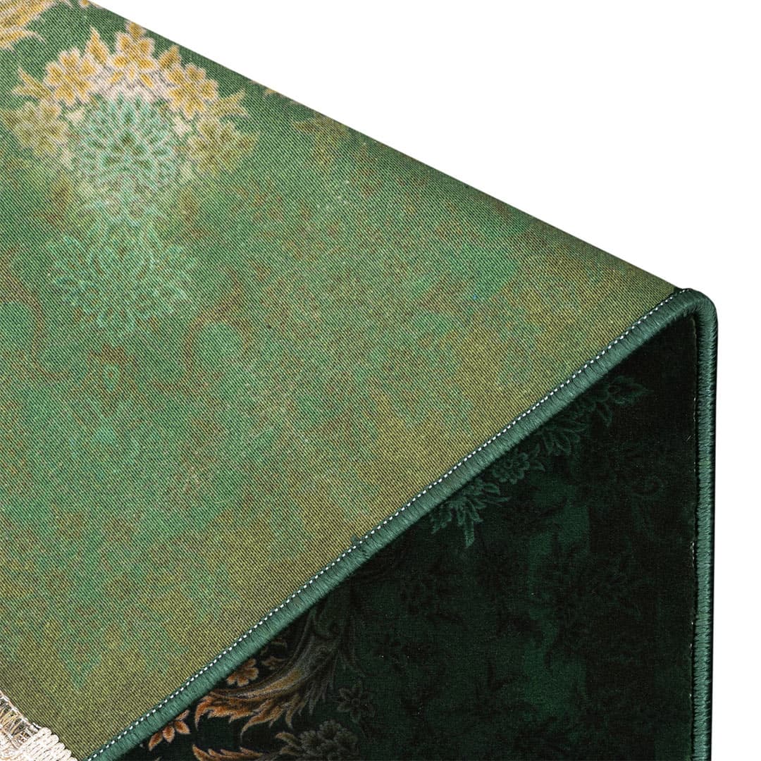 فرش کلاریس طرح تیدا رنگ سبز 1200 شانه کد 2555006052 — تصویر ۸