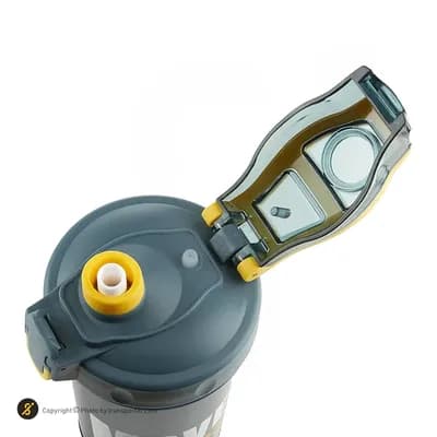 قمقمه شیکر 800cc نی دار MOVE BODY CHG ATH | آبی — تصویر ۴
