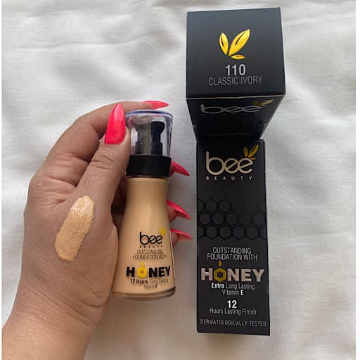 کرم پودر بی بیوتی شماره 110 Bee Beauty Foundation with Honeyحجم30میل