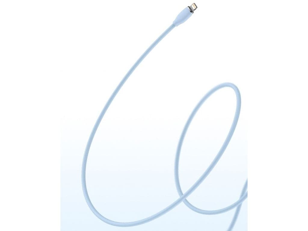 کابل تایپسی به لایتنینگ شارژ سریع و انتقال دیتا بیسوس Baseus CAGD020103 Jelly Liquid Silica Gel Type-C to iP Fast Charging Data Cable 20W 2m — تصویر ۳