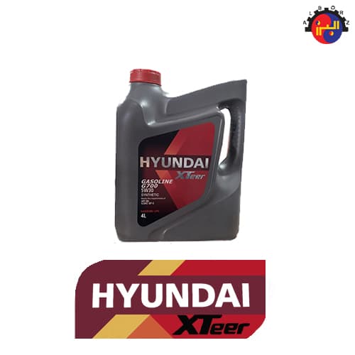 روغن موتور هیوندای 4 لیتری HYUNDAI XTEER 5W30 SN G700