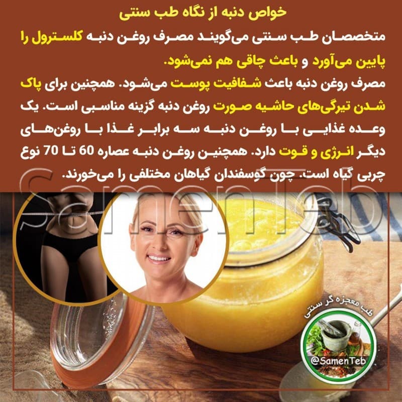 روغن دنبه اصل گوسفندی 4000 گرم صادراتی: تقویت سیستم ایمنی و انرژی بدن — تصویر ۲