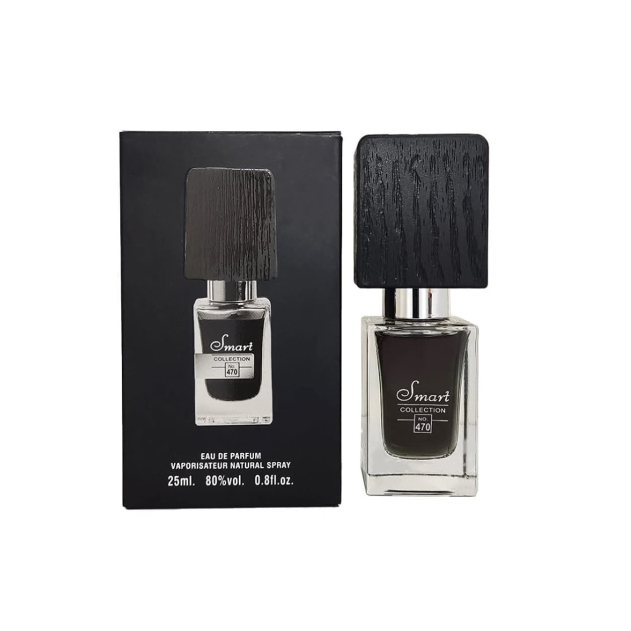 عطر کوچک مردانه اسمارت Smart رایحه رایحه بلک افغان کد 470 حجم 25 میلی لیتر