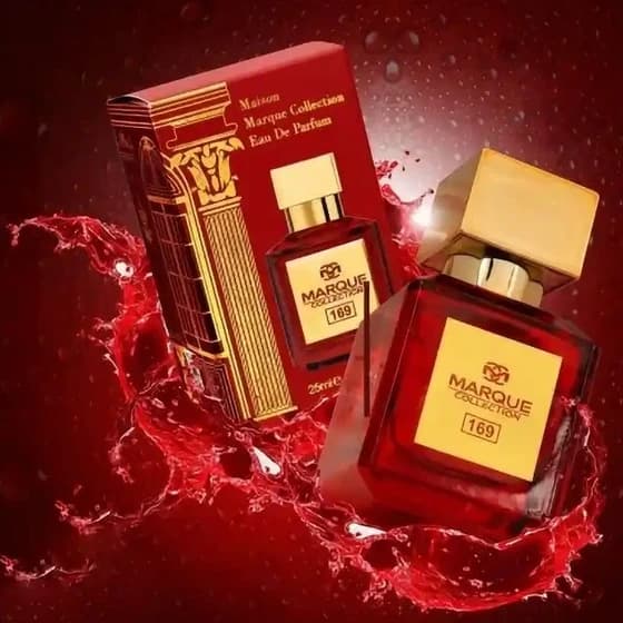 مینی ادکلن مارکویی MARQUE رایحه باکارات رژ حجم 25 میل — تصویر ۵