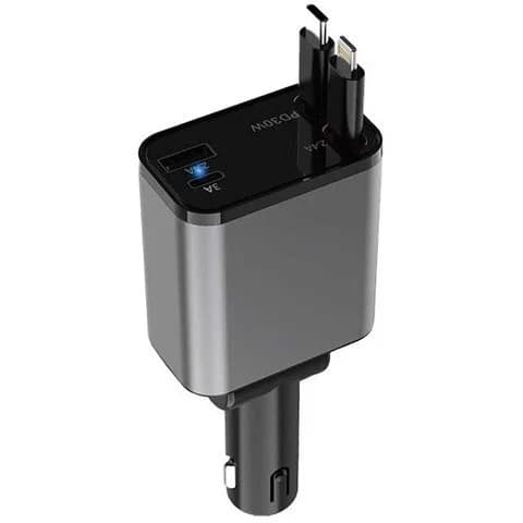 شارژر فندکی 50 وات گرین لاین مدل Green lion 50W Car Charger GNRCC50WBK — تصویر ۲