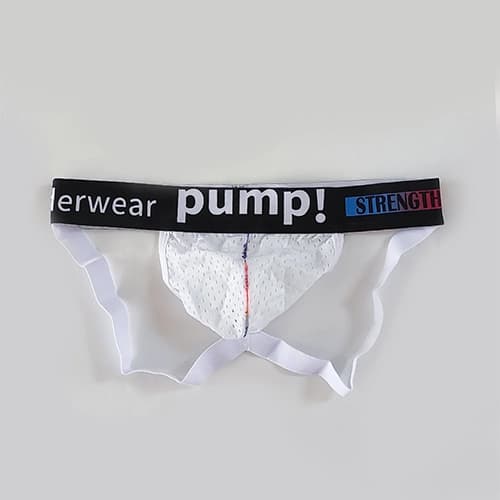 شورت مردانه Jockstrap اورجینال برند پامپ Pump فانتزی پشت باز 2 بند — تصویر ۴