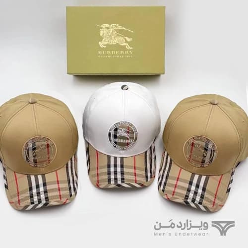 کلاه کپ (لبه دار) مردانه بربری لندن Burberry London — تصویر ۲