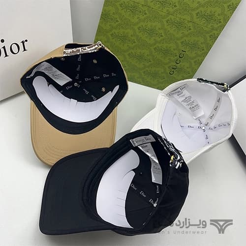 کلاه کپ (لبه دار) مردانه دیور Dior پاریس اورجینال وارداتی — تصویر ۸