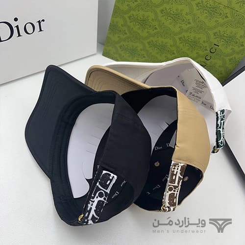 کلاه کپ (لبه دار) مردانه دیور Dior پاریس اورجینال وارداتی — تصویر ۶