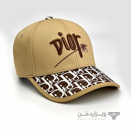 کلاه کپ (لبه دار) مردانه دیور Dior پاریس اورجینال وارداتی — تصویر ۴
